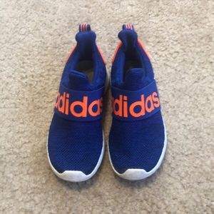 Toddler Boys 11K Adidas orange and blue shoes